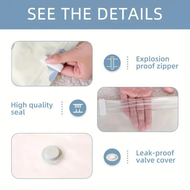 1PCS Vacuum Compression Bag Set Multifunctional Storage Bag Macaron Color with Home Quilt Storage Bag