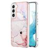 Applicable to Samsung A55 electroplated marble mobile phone case A35 double-sided coated IMD card bag S24ultra set of new models