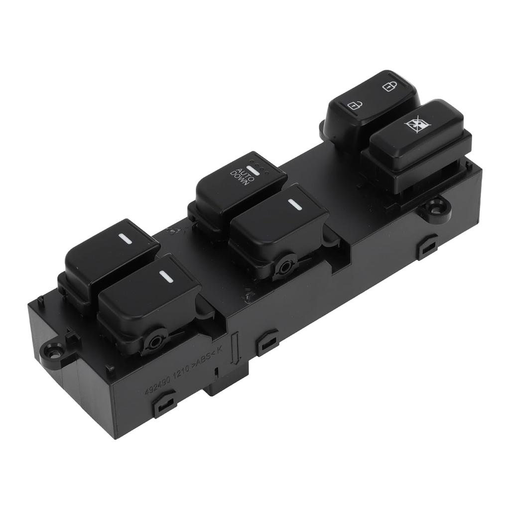 Power Window Switch No.935702T500 Front Left Driver Side Window Control Switch for Kia Optima 2014-2015 Black