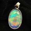 Natural Opal Pendant 23 ct Oval 925 Sterling Silver Gems October Birthstone for Gem Collections