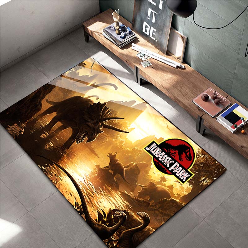 15 Size Jurassic-Park Dinosaur Area Rug Large Animal Carpet for Living Room Bedroom Sofa Doormat Decor,Child Non-slip Floor Mat