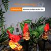 Cute Landscape Light Unique Pinecone/Nut Red Bird Solar Garden Light Outdoor Lighting Waterproof IP55 for Garden Yards
