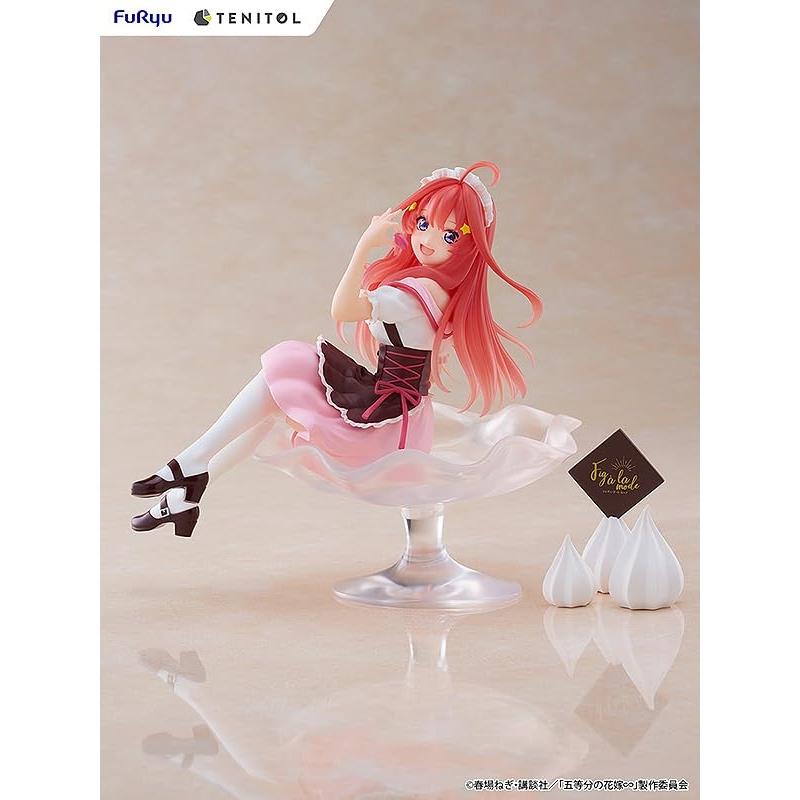 TENITOL Quintessential Quintuplets Miku Painted Complete Plastic Figure - Anime Collectible