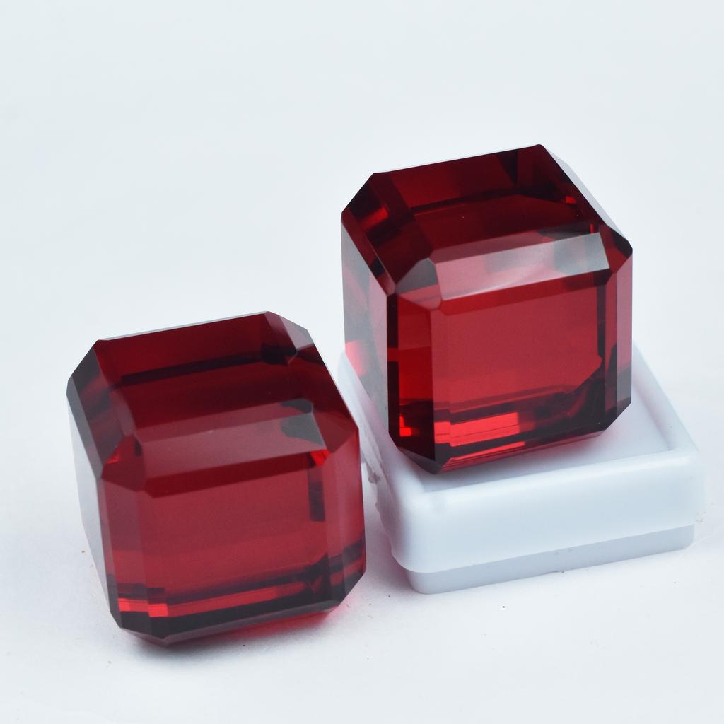 Lab Created Red Ruby 312.3ct Certified Loose Gemstone