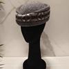 Elegant Fair Isle Pattern Pillbox Hat Jacquard Fedora Hat Fashion Knitted Beret Hat  Performances
