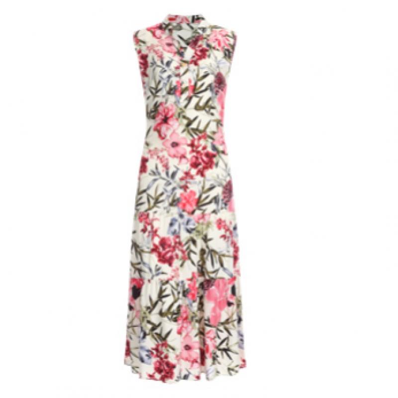 Shop Women S Flower China Collar Strap SleeveleSS Long dreSS Navy Cp Wdr 11971