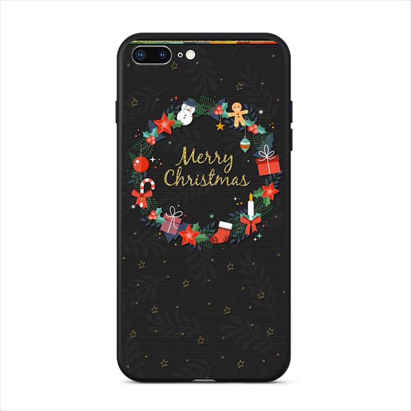 Merry Christmas Phone Cases For iPhone 11 Pro Max 7 8 6 6S Plus 5 5S 12 Mini Santa Claus For iPhone XR X XS Max TPU Cover Shells
