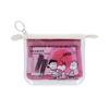 Stationery Snoopy Clear Pouch Mitte PEANUTS American Style Pink S2335565 Sun-Star