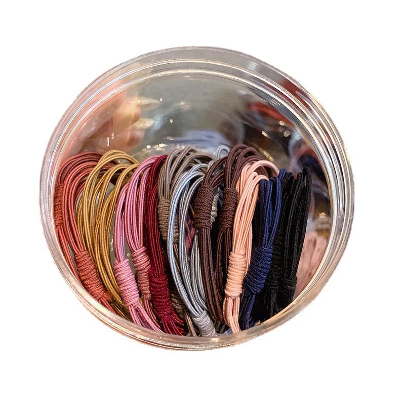 Korean Style 20-Pack Hair Bands: Chic Ponytail Accessories for Trendy Hairstyles