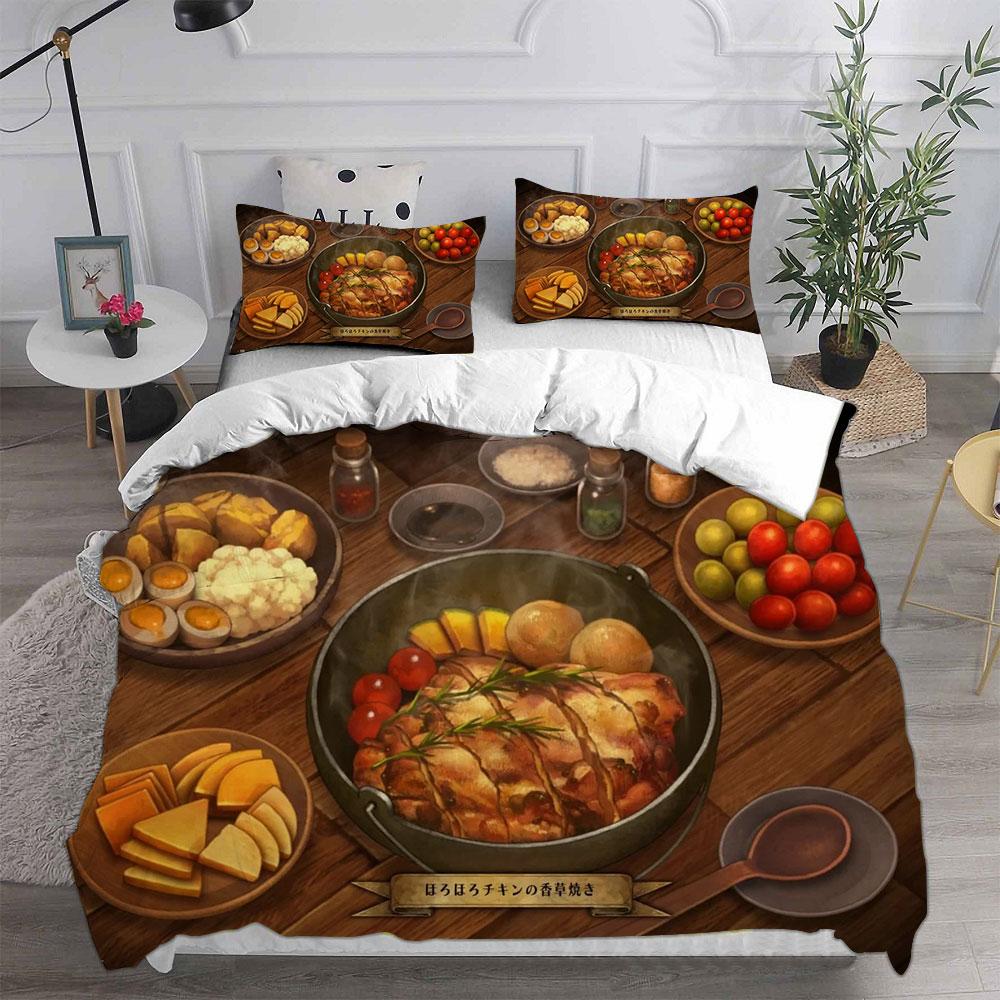 3D Printed Game Unicorn Overlord Bedding Sets Comforter Quilt Bed Cover Duvet Cover Pillow Case 2-3 Pieces Sets Kids Adult Size