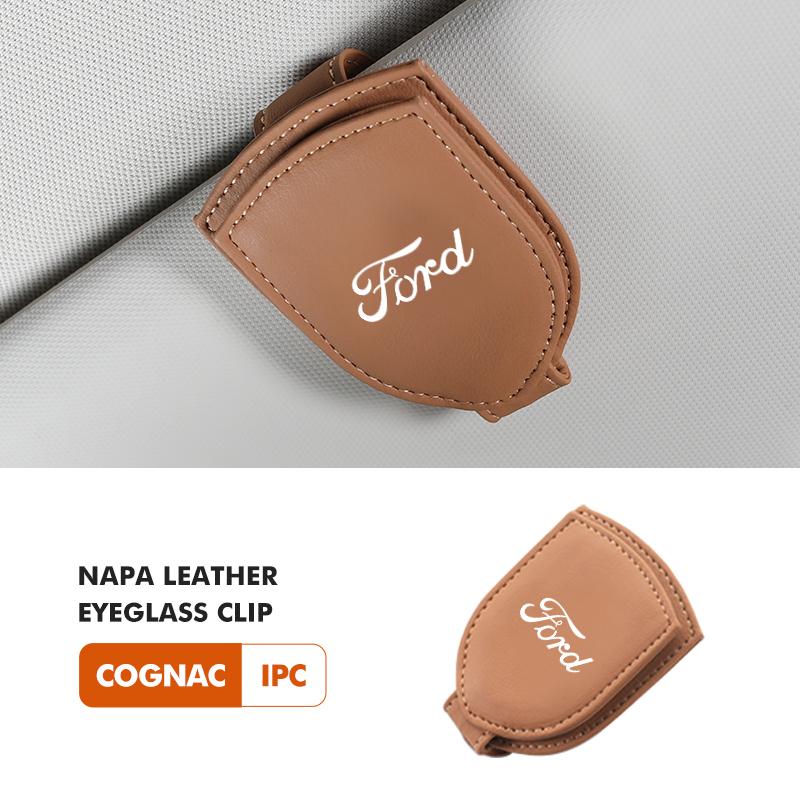 Car Sun Visor Glasses Universal Holder Clip Auto Accessories For Ford Escort KA Flex Everest KA Expedition Falcon Fusion