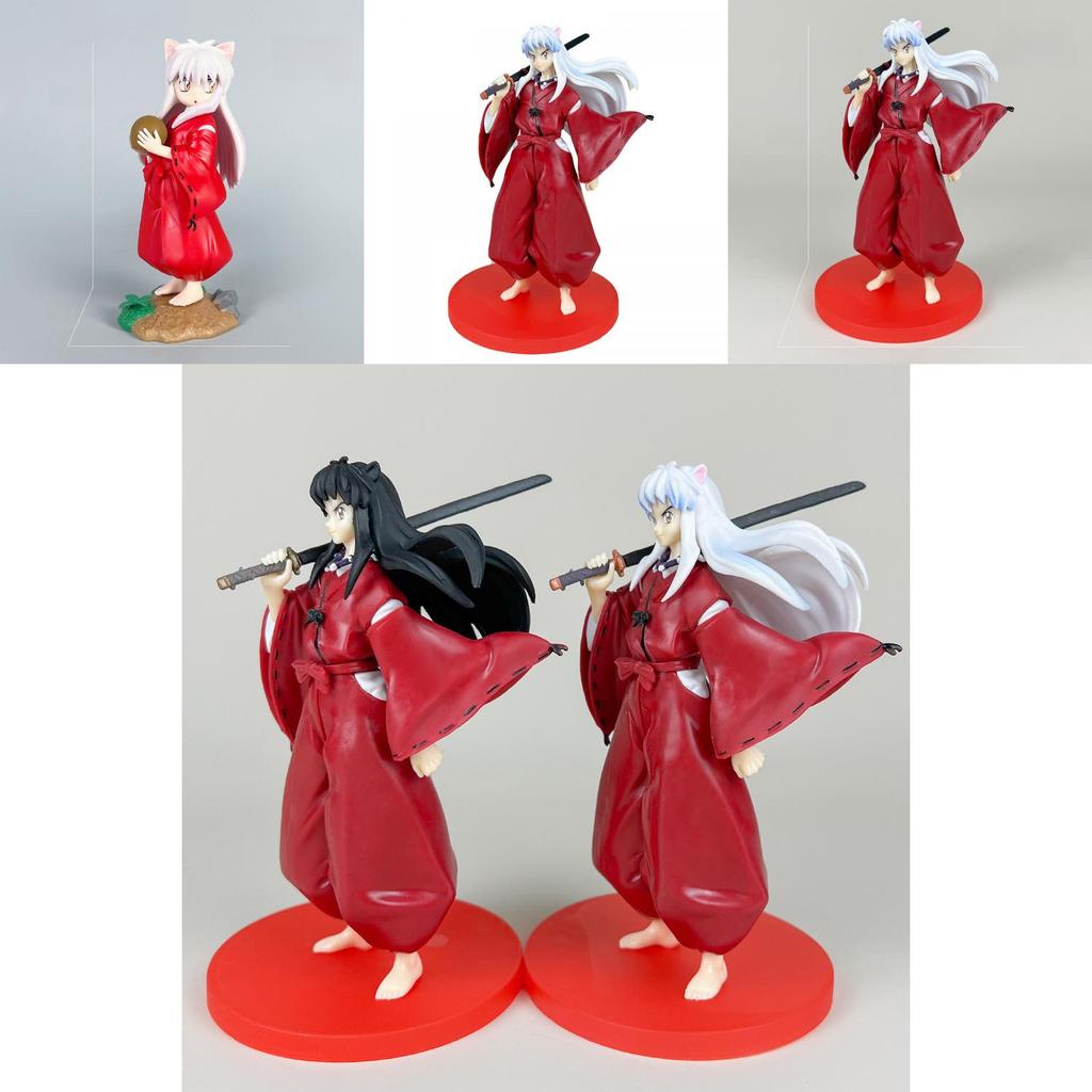 Inuyasha Pvc Figure Set With Assembled Design For Anime Collectors