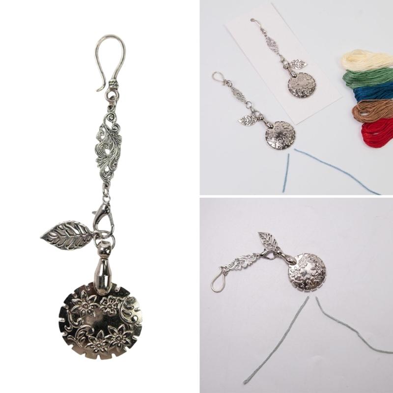 Round Shaped Metal Thread Cutter Pendant Yarn Cutter Sewing Tool Accessories for Professional