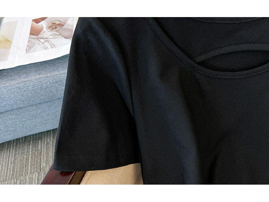 2024 Deformation Strategy Plus Size Women's Short-Sleeve Dress, 120-350 Jin, Niche Design