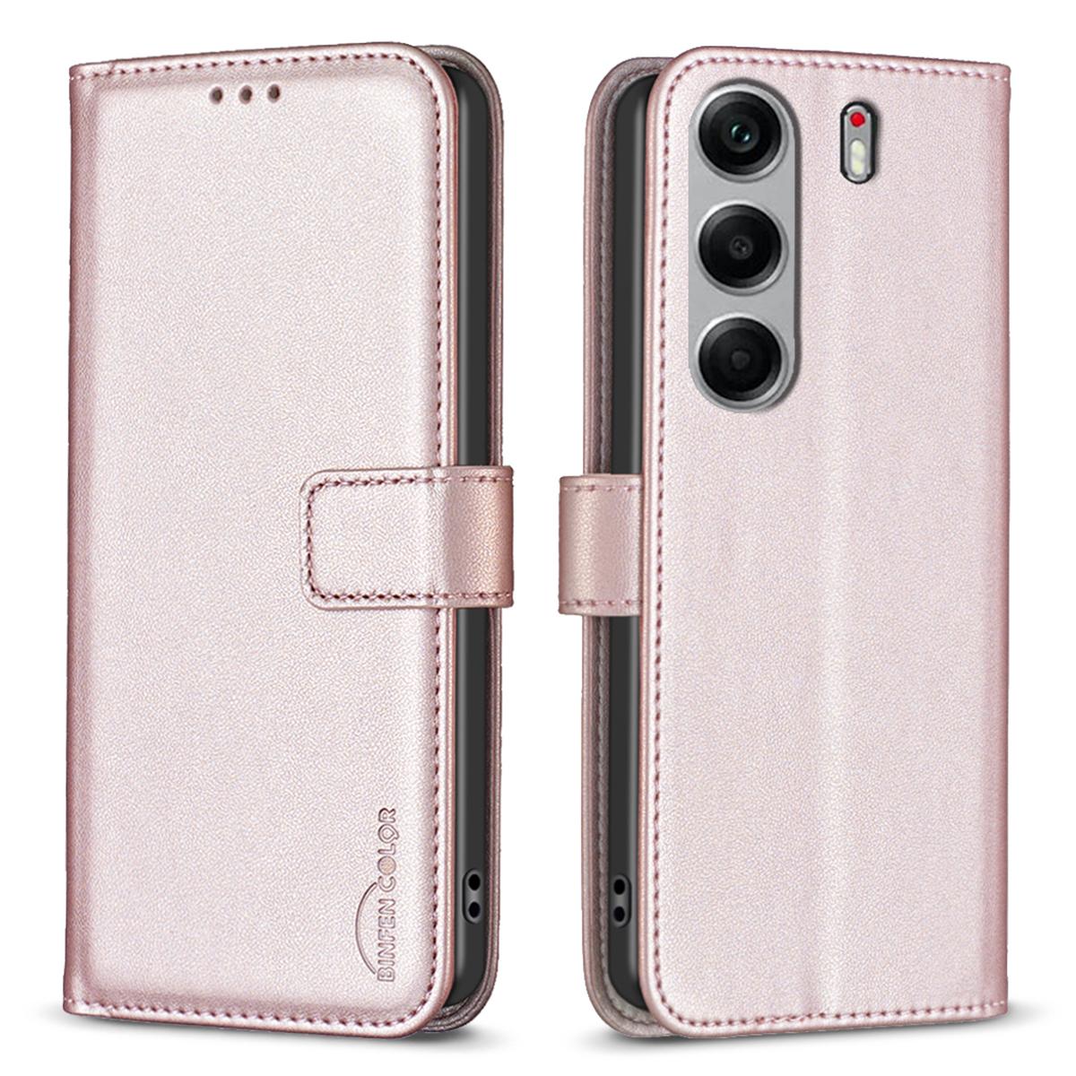 

BINFEN COLOR BF17 For TECNO Camon 40 4G Case Wallet Folio Flip Leather Cover F