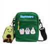 Chiikawa Cartoon Canvas Square Shoulder Bag With Inner Pouch For Casual Outings