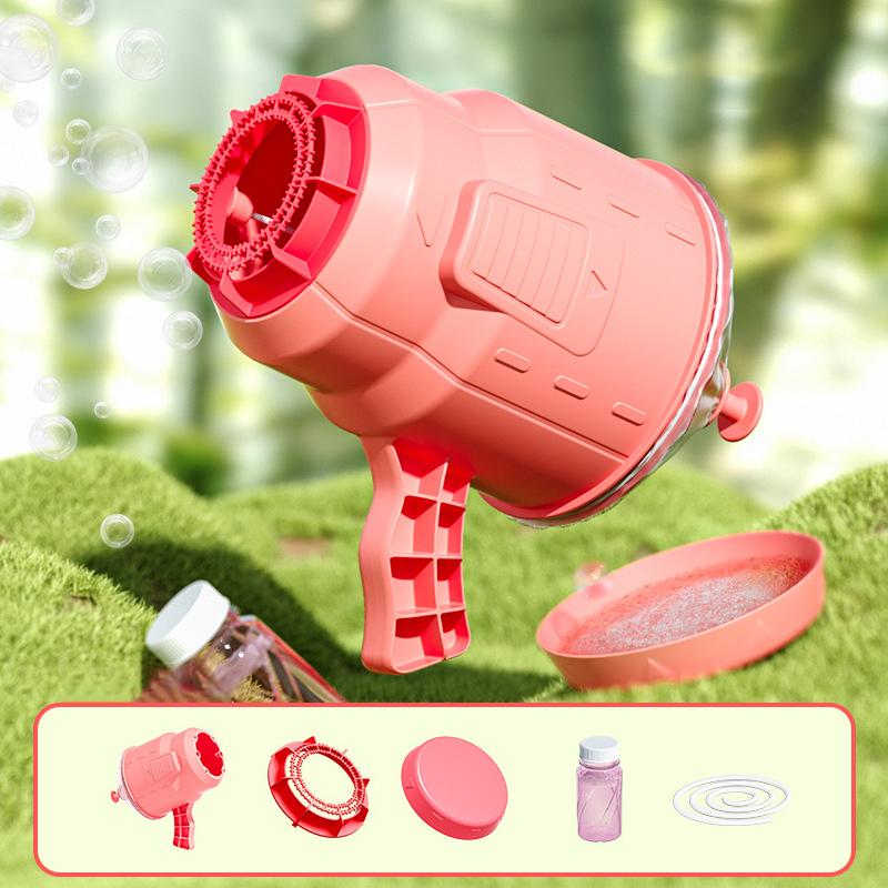 Children'S Wind Bubble Machine Toys Outdoor Interactive Bubble Machine Air Principle Continuous Bubble  Exotic Porous