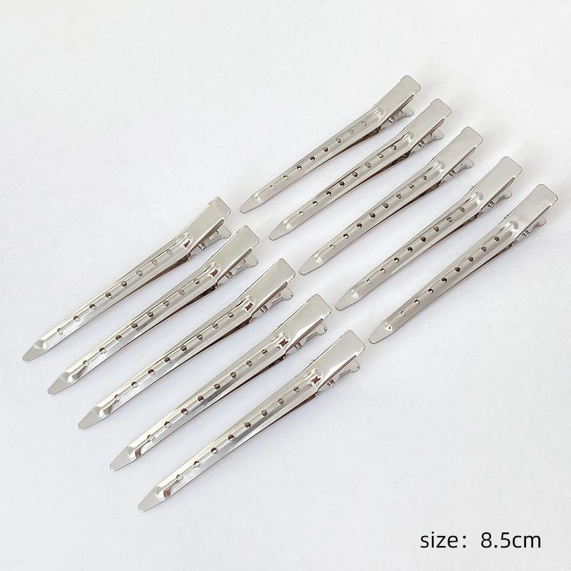 Farbspraylackierter Metall-Entenschnabel-Clip Locken-Haarnadel Damen-Styling-Clips für langes Haar Haarwurzel-Volumen-Tool Clip Haarnadel