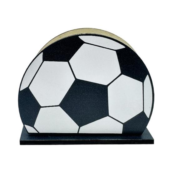 Sports Ball Napkin Holder for Table Freestanding Wooden Napkin Dispenser A