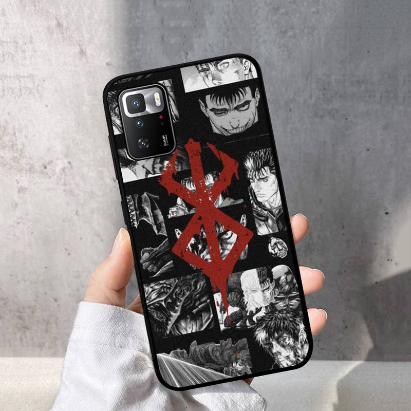 Θήκη τηλεφώνου Berserk Guts για Redmi Note 8 7 9 4 6 pro max TX 5A 3 10 lite pro