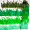 Featherwholesale Colored Chicken Feather Trims 10-15cm Ribbon Sewing Natural Pheasant Feather for Craft Dress Party Costume Plume Decor