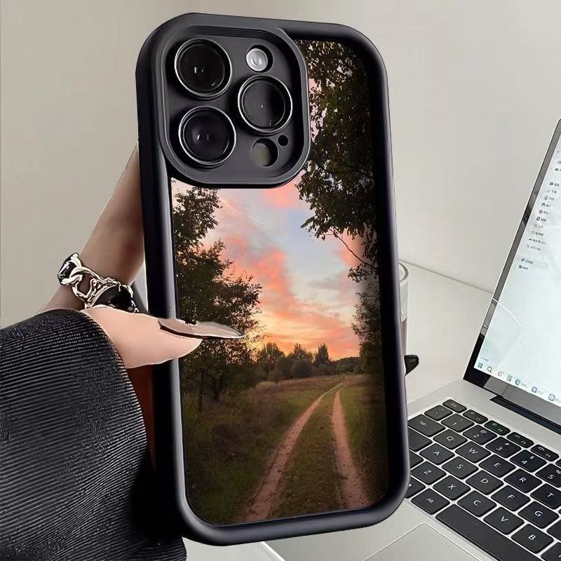 Artistic Landscape for Iphone17pro Mobile Phone Case Apple 15/14 Foreign Trade 13promax New 16/12X