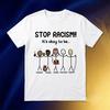 [FIERBINTE FIERBINTE] Stop Rasismului Este În Regulă Să Fii Tu Însuți Tricou Grafic Streetwear Tee S-5XL
