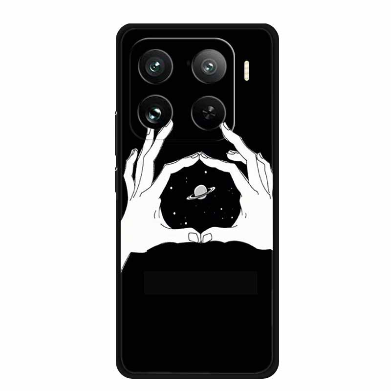 Handyhülle Für Xiaomi 15 S Pro Rückseite Hülle Stoßfest Schwarz Silikon Weich Coque Für Xiaomi 15 15s Pro Hülle 15Pro Funda Schale