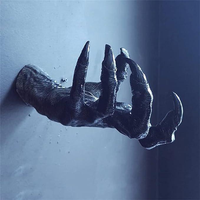 Cyberpunk Mechanical Hand Sculpture Game Controller Holder
