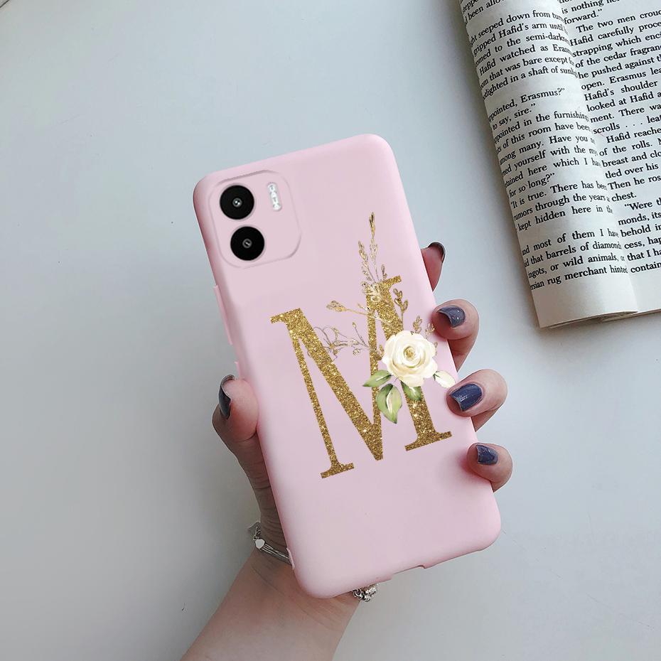 For Redmi A2 Plus Case Funda Cute Letter Soft Silicone Phone Case For Xiaomi Redmi A2 Plus Case Cover Bumper for Redmi A2+ Coque