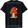 Mushroom Christmas Tree Merry Christmush Ugly Christmas T Shirts Cotton Humor Streetwear Tee Short Sleeve Unisex Loose Clothing