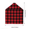 4Pcs Buffalo Plaid Chair Covers for Dining Room Chairs Slip On Check Pattern Seat Covers for Protecting Furniture from Damage