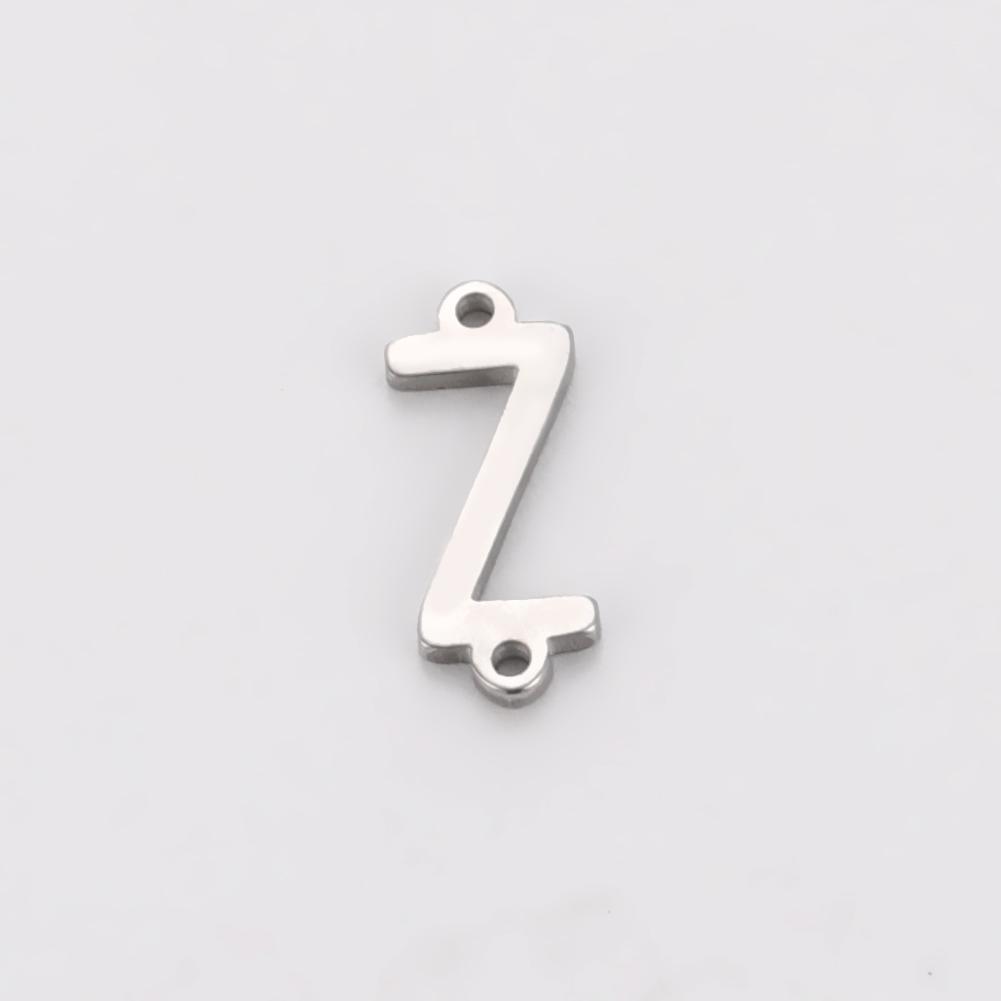 

Teamer 26pcs Letter A-Z Charms for Jewelry Making Stainless Steel Pendant DIY Necklaces Makings Accessories Valentine Day Gifts Silver