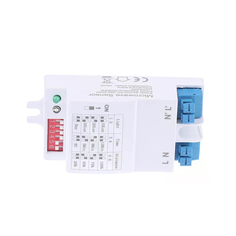 Radar Sensor Switch 5.8GHz Microwave, 1/2Pcs Adjustable LED Light Motion Detector Module