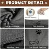 1pc Serviette Microfibre Chien à Séchage Rapide Absorbant Produit de Bain pour Animaux Fibre Serviette de Bain à Séchage Rapide Chiffon d'Essuyage Voiture Fournitures pour Animaux