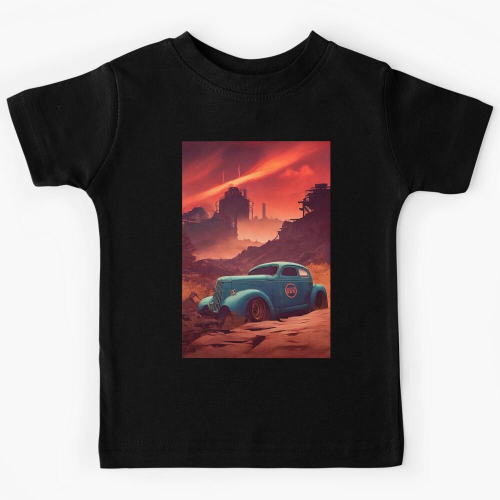 Hot Rod in a Postapocalyptic World, a perfect gift for all American Hot Rod fans #15 Kids T-Shirt 170