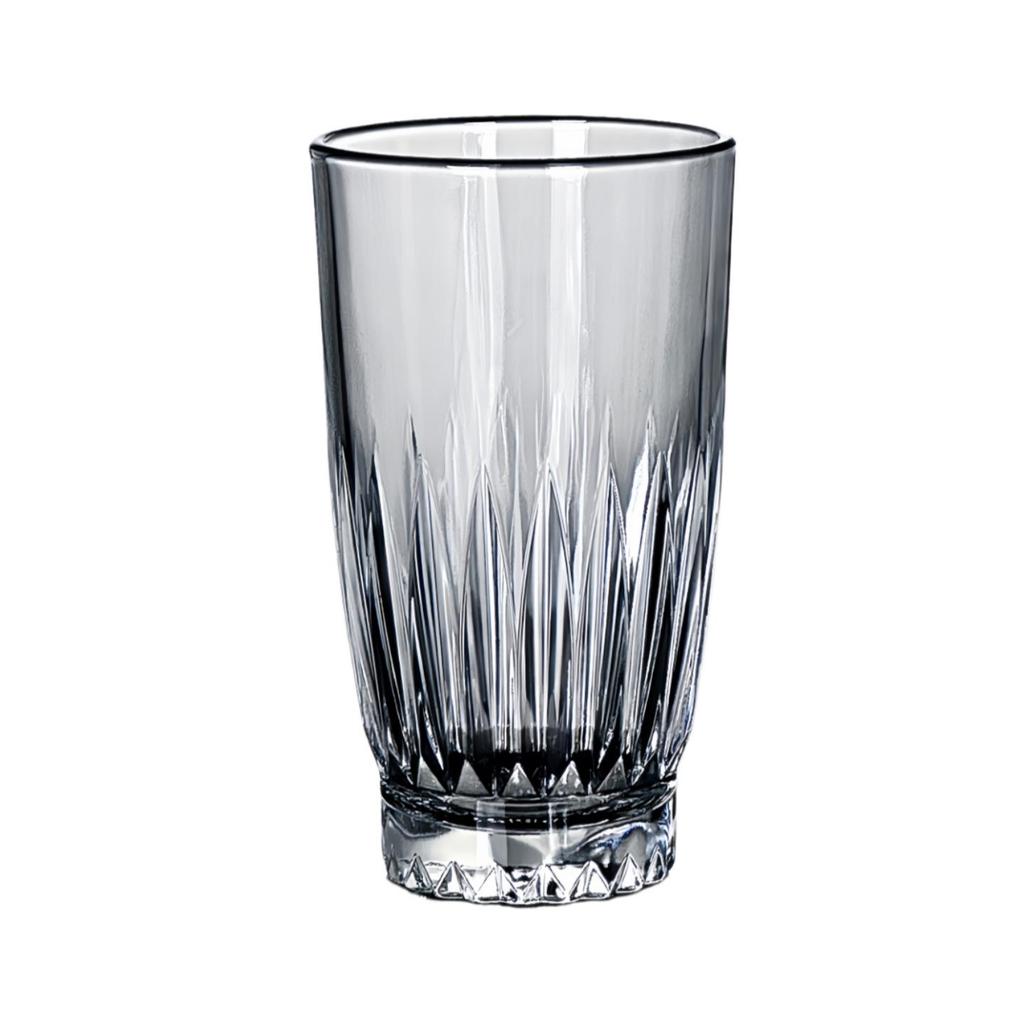 Vintage Vertical Stripes Glass Cup for Whiskey, Water, and Iced Lattes