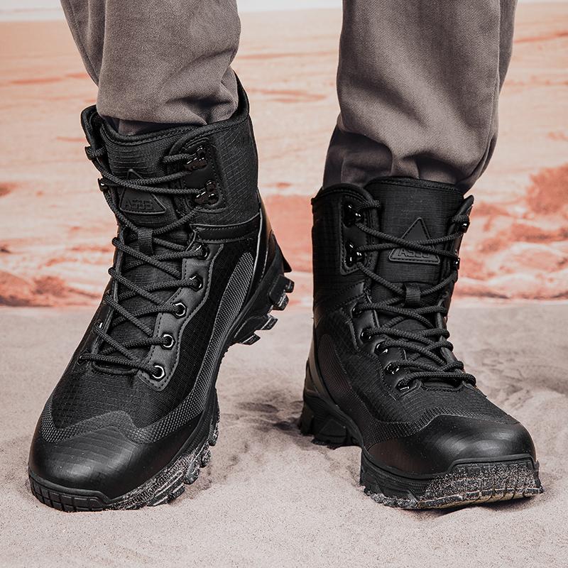 Men's Tactical Boots Military Work Boots Desert Combat Outdoor Boots for Hiking Motorcycle Climbing
