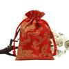 12pcs Traditional Chinese Jewelry Pouches with Drawstring-Multi-Layer Portable Brocade Bags for Beads&Bracelets,Decorative Pouch