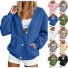 Women's Casual Color Long Sleeve Jacket for Everyday Wear
