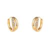 Zirconia Single Row Micro Zircon Ear Cuffs: Colorfast, Light Luxury, Hollow Design for Women