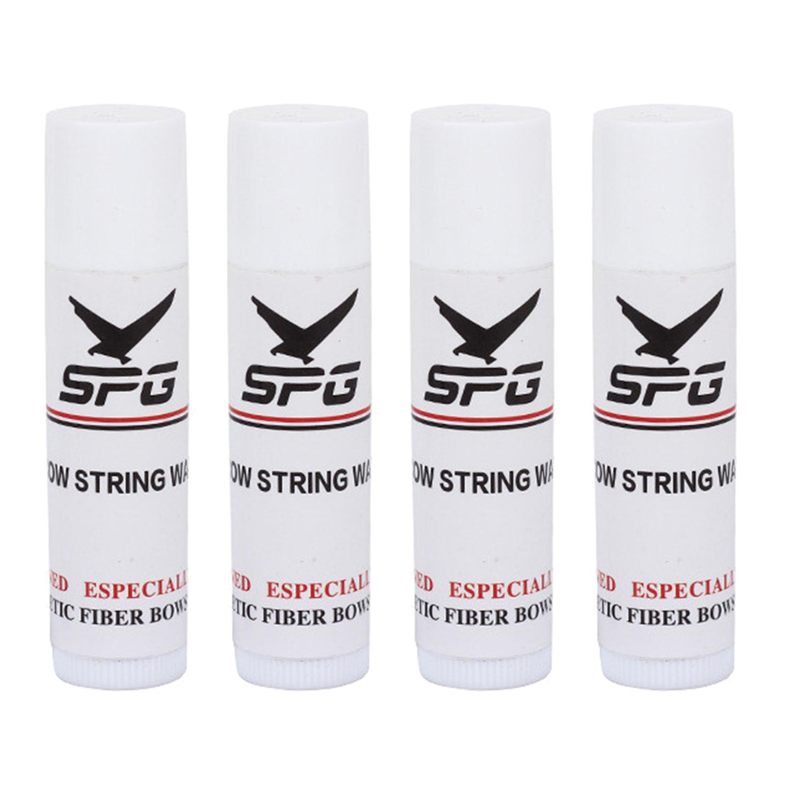 

4 штуки тятиви лука воскові струни захисна рейка мастило водонепроникна стрільба з лука тятива віск арбалет вигнутий складний лук воск білий