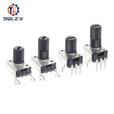 RV09 Horizontal Vertical Adjustable Potentiometer 15/20mm Shaft 1K 2K 5k 10K 20K 50K 100K 1M 0932 9 Type 3pin Seal Potentiometer
