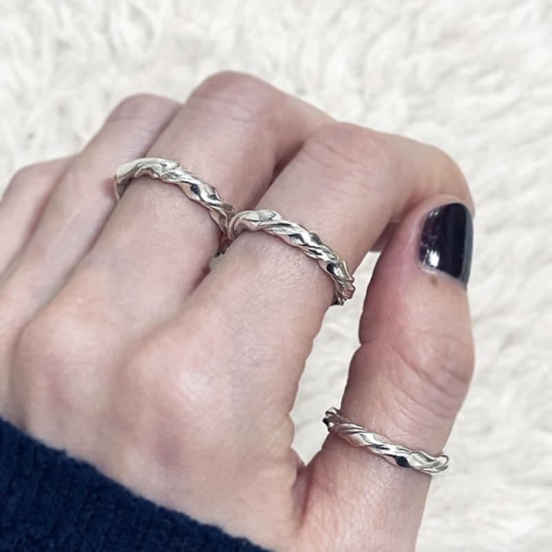 skos Silver925 S Curved Ring