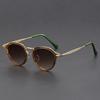 Round Sunglasses Men New Outdoor Shades for Driving Women Luxury Design Metal Round Frame Sun Glasses Women Retro UV400 Eyewear