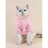 Cat Hoodies for Cats Puppy Pet Clothes Cat Apparel Little Miss Attitude Print Dog Hoodie for Small Medium Dogs Outfits for Kittens(Pink,M)