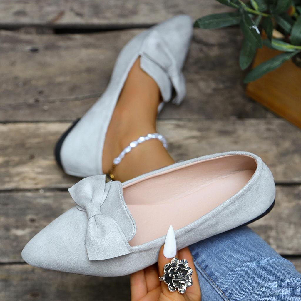 Women Flats 2024 New Spring Autumn Walking Pointed Top Loafers Shoes Shallow Comfortable Lolita Shoes Sneakers Zapatos De Mujer