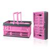 Foldable Plastic Shopping & Storage Basket for Market, Picnic, & Home