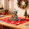 Building  , Small  Assembly, Educational Toys, Christmas Mall,  House, Stacked  Scene, House