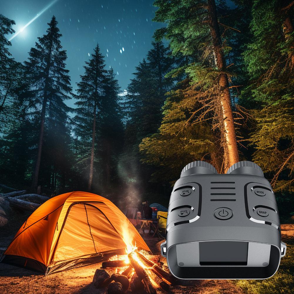 HD 1080P Infrared Binoculars 5 X Digital Zoom Night Vision IR Goggles 300M Full Dark Viewing Distance for Outdoor Camping Travel